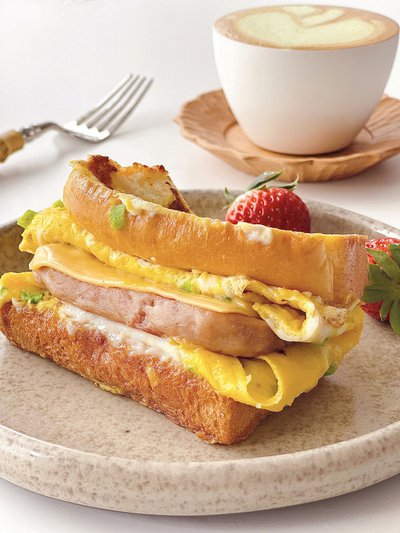 午餐肉蛋三文治