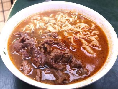 沙嗲牛肉蛋湯麵