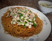 肉絲兩面黃（乾炒或濕炒）