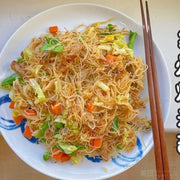 鹹魚雞絲鴛鴦炒米