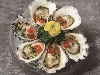 生蠔刺身配三文魚籽醬 12pcs