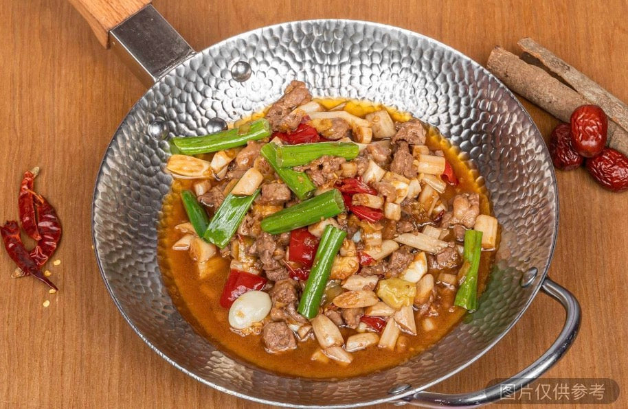 酸藕帶炒雪花牛肉
