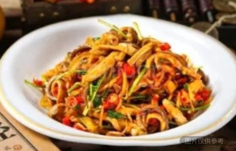 酸蘿蔔炒豬肚瓦缽飯