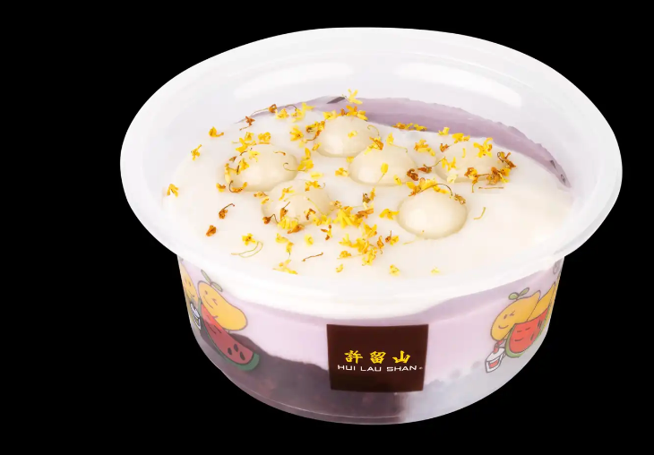 紫薯桂花小丸子羹