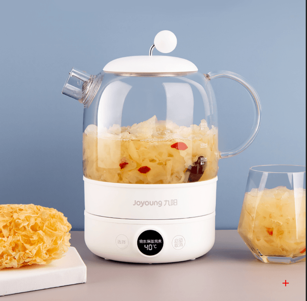 JOYONG九陽 家用小型多功能養生壺 全自動煮花茶水果茶煮粥煲湯 K08-WY601U 0.8L 白色