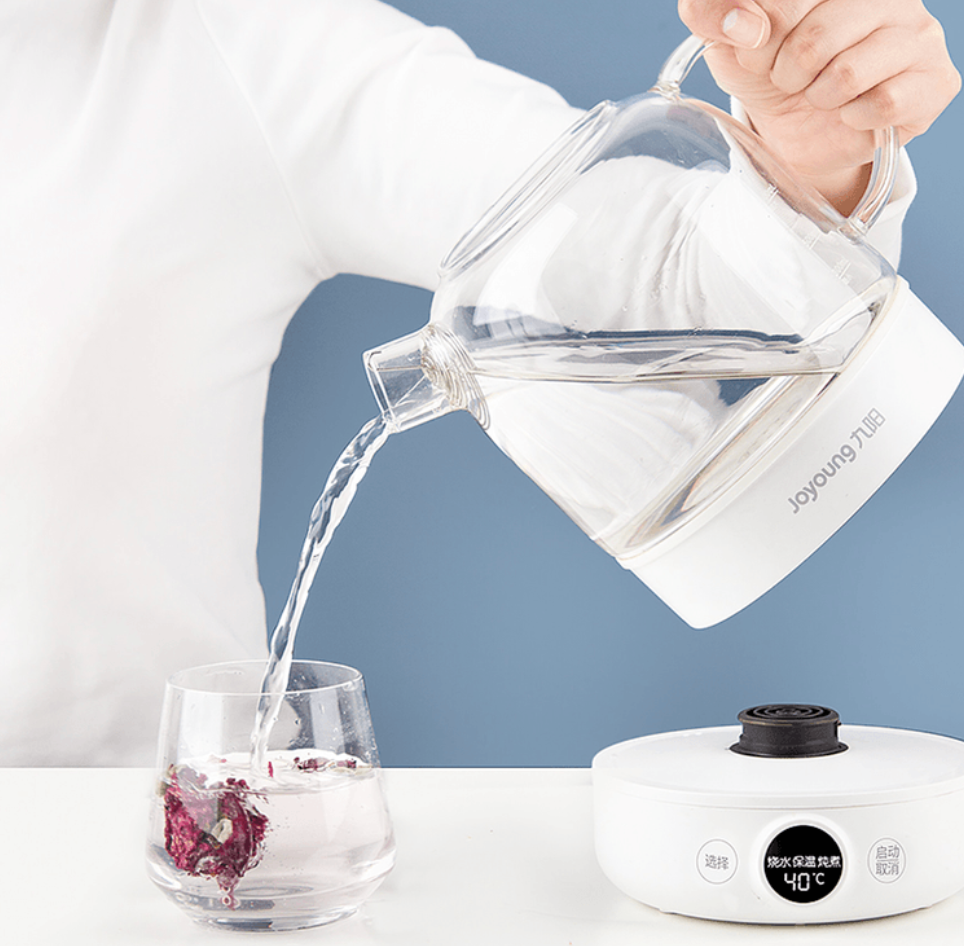 JOYONG九陽 家用小型多功能養生壺 全自動煮花茶水果茶煮粥煲湯 K08-WY601U 0.8L 白色