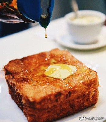 煉奶牛油厚多士