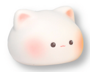 萌寵團子小夜燈拍拍燈 搪膠插電夜燈 創意生日禮物