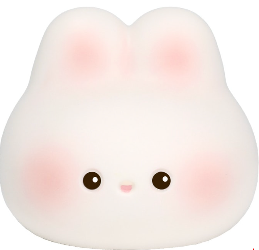 萌寵團子小夜燈拍拍燈 搪膠插電夜燈 創意生日禮物