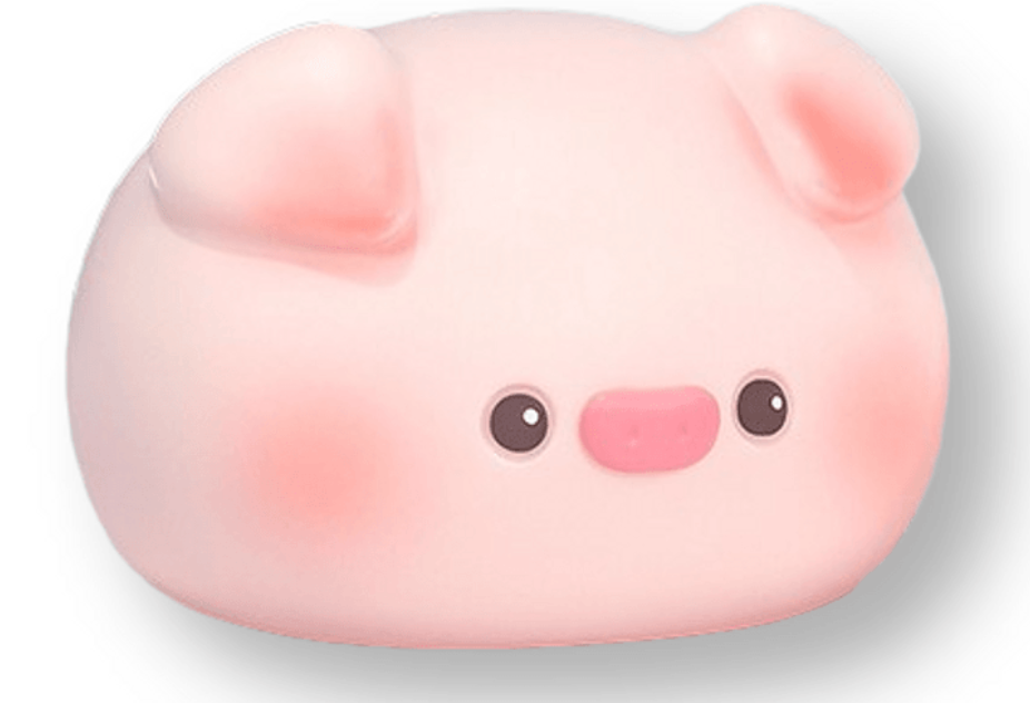 萌寵團子小夜燈拍拍燈 搪膠插電夜燈 創意生日禮物