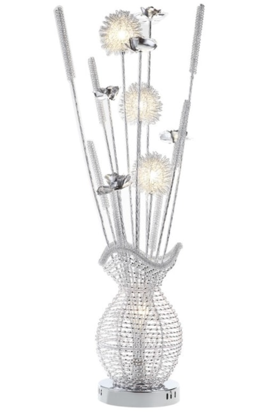 美國 hiorin 超現代檯燈 *1 燈絲式花朵 客廳燈絲狀花朵LED燈體 超未來主義美學