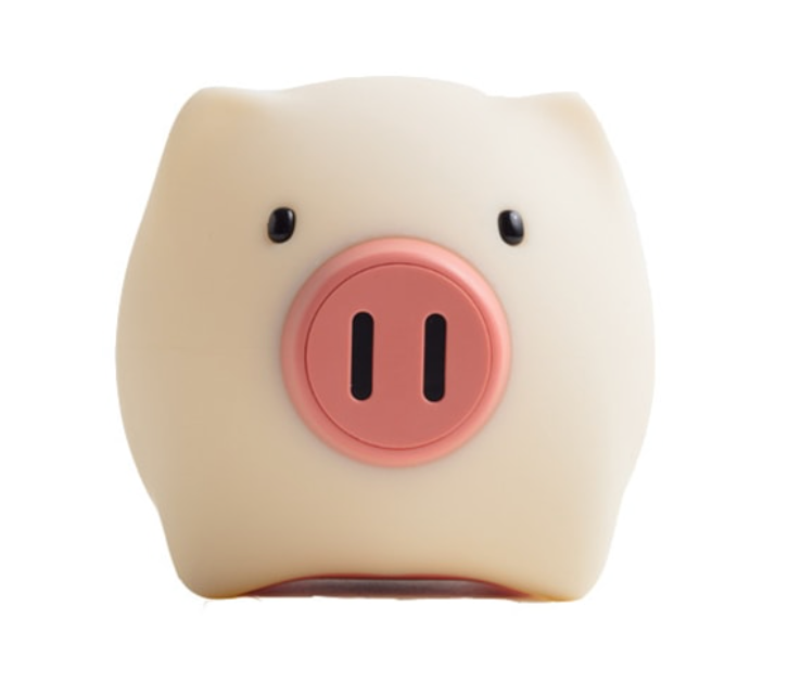 TIMESWOOD 矽膠小夜燈 2W 1件 拍拍無極調光 萌寵檯燈