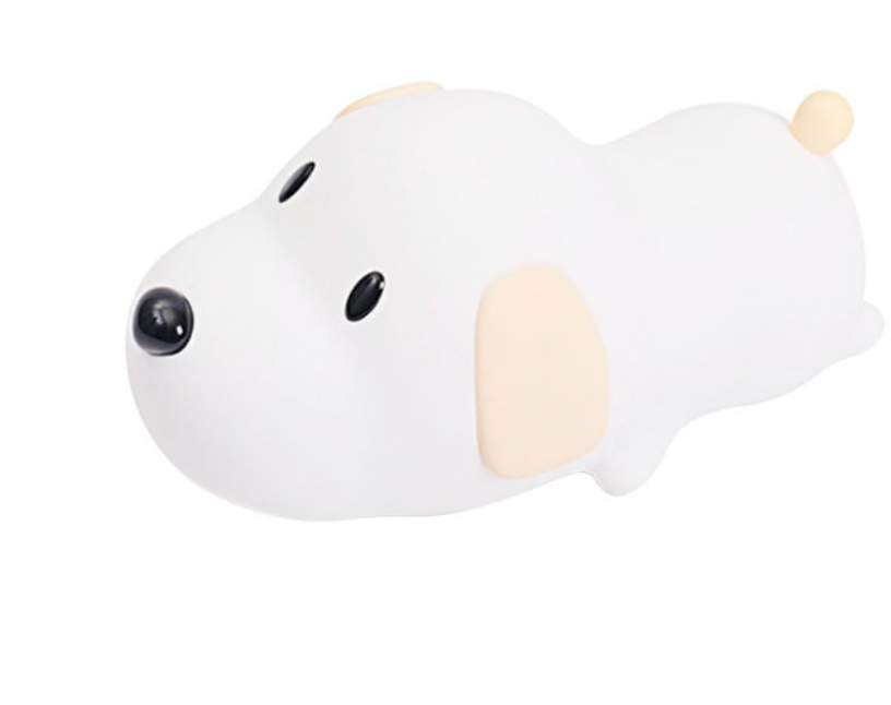 TIMESWOOD 矽膠小夜燈 2W 1件 拍拍無極調光 萌寵檯燈