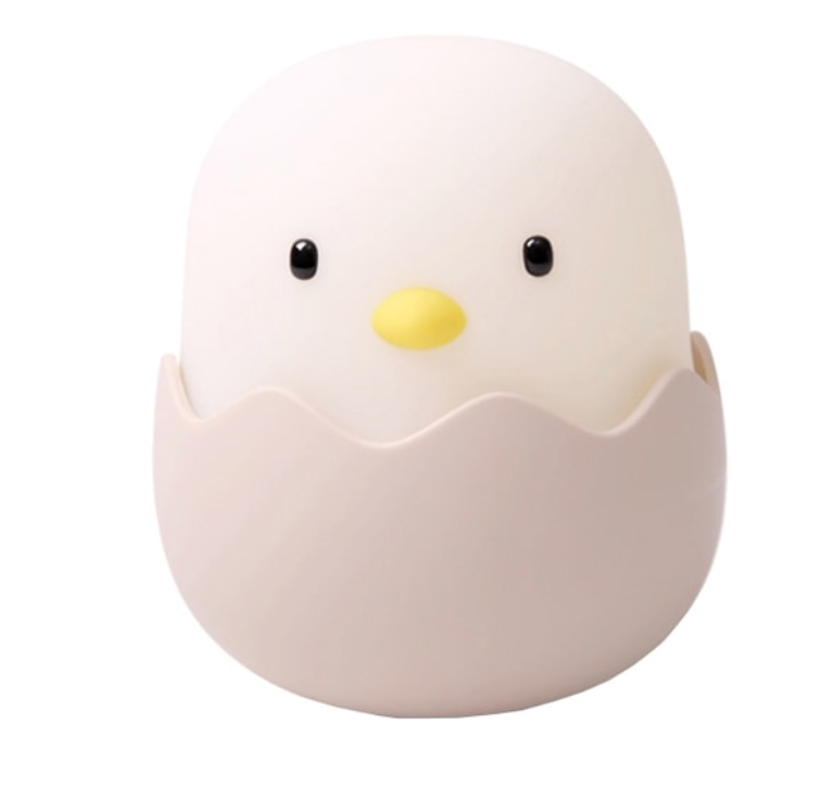 TIMESWOOD 矽膠小夜燈 2W 1件 拍拍無極調光 萌寵檯燈