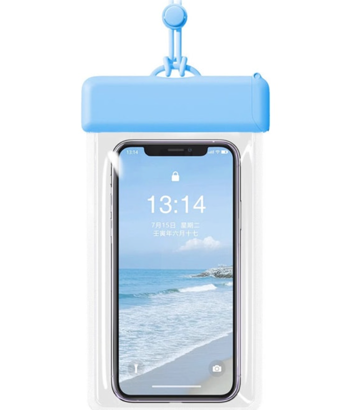 中國FIRST-RAET 手機防水袋 雙層密封 可觸控螢幕接觸 水下拍攝便攜 游泳戶外掛脖手機袋 8級防水 7.2寸以下手機通用