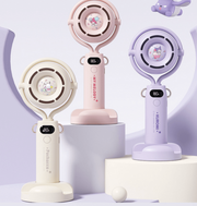 FOXTAIL 三麗鷗戶外手持風扇 高速靜音大風USB風扇-庫洛米 1件