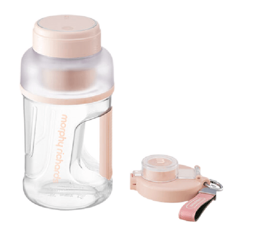 摩飛榨汁杯桶1000ml 雙蓋 戶外果汁機 大容量榨汁機水果機 便攜式運動果汁杯 粉紅色/翠綠色
