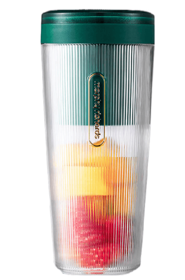 摩飛榨汁杯300ml 無線充電迷你果汁杯 小型便攜式果汁機家用水果機榨汁機 翡冷綠/ 落櫻粉