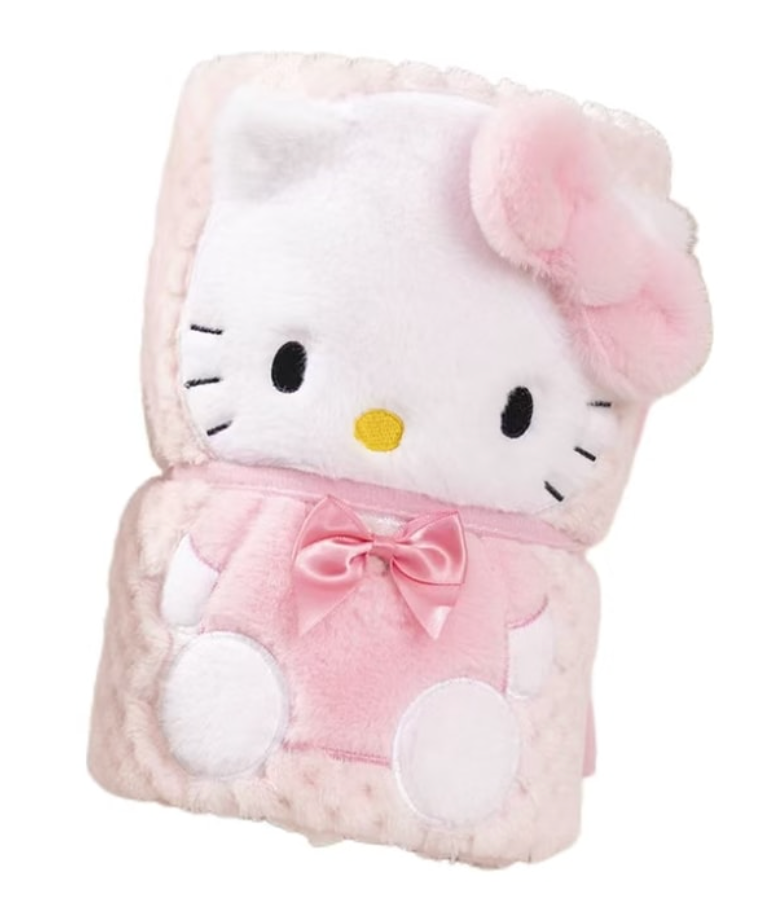 FOXTAIL 菠蘿格法蘭絨毛毯 加厚毯子保暖空調毯-美樂蒂/酷企鵝/凱蒂貓/醜魚漢頓/大耳狗/帕恰狗/酷洛米