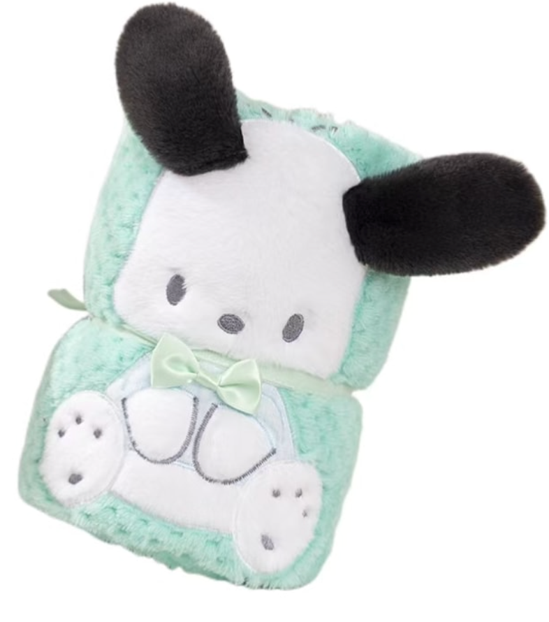 FOXTAIL 菠蘿格法蘭絨毛毯 加厚毯子保暖空調毯-美樂蒂/酷企鵝/凱蒂貓/醜魚漢頓/大耳狗/帕恰狗/酷洛米