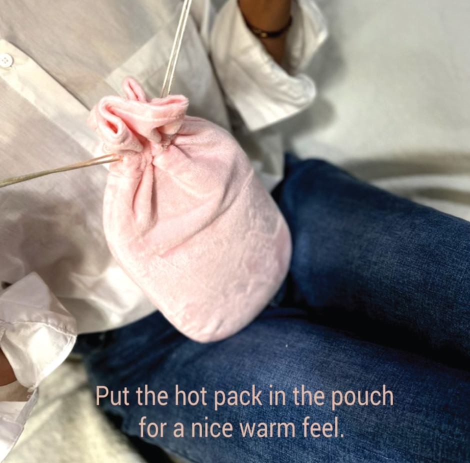 韓國 BANU 充電10分鐘溫暖一下午 充電熱水袋+ 天鵝絨袋子 215x145x45mm 粉紅色 1 件