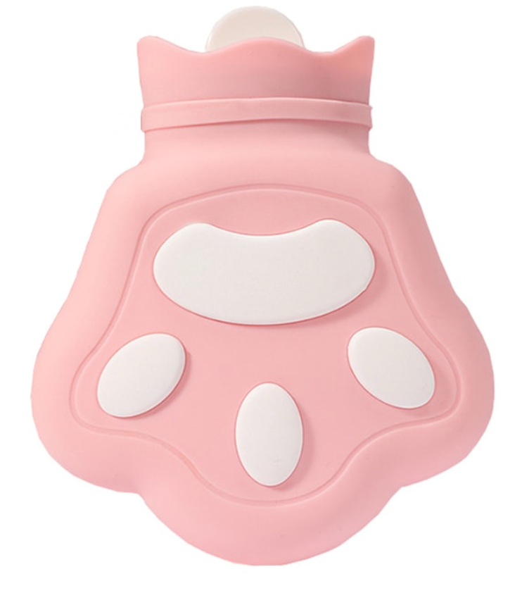 尚官 熊掌暖寶寶 白色/個 迷你隨身 熱敷暖肚子 可微波爐加熱 注水熱水袋