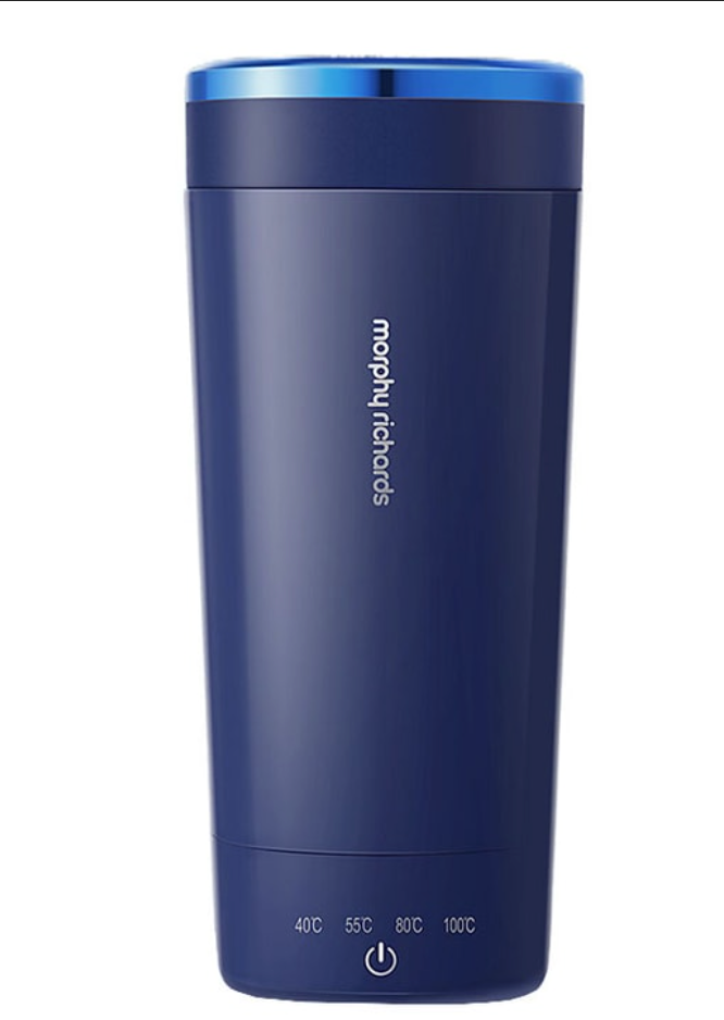 摩飛電熱水杯300ml 小型便攜旅行加熱杯 辦公室燒水壺電燉杯保溫杯燒水杯 粉紅色