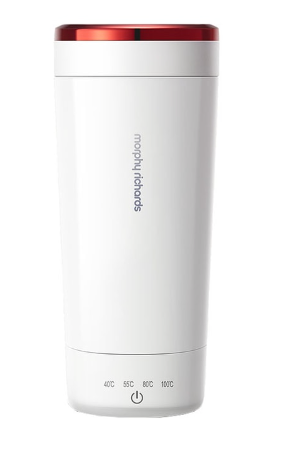 摩飛電熱水杯300ml 小型便攜旅行加熱杯 辦公室燒水壺電燉杯保溫杯燒水杯 粉紅色