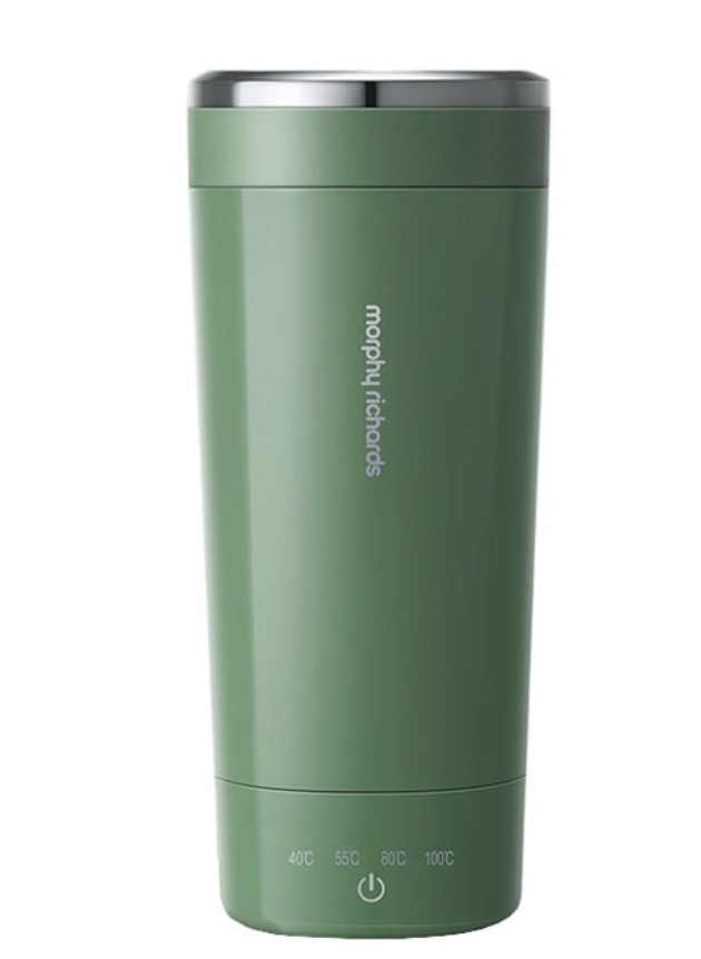 摩飛電熱水杯300ml 小型便攜旅行加熱杯 辦公室燒水壺電燉杯保溫杯燒水杯 粉紅色