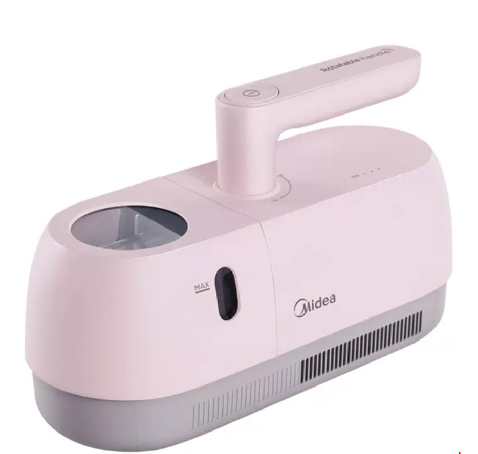 美的 midea 家居無線除蟎儀 床上吸塵器紫外線除蟎蟲神器 雪山白/冰瑩粉
