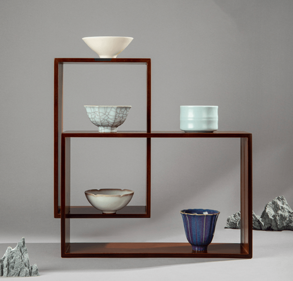 故宮文創 五大名窯茶具禮盒 陶瓷杯組 汝窯官窯哥窯鈞窯定窯 1盒5杯