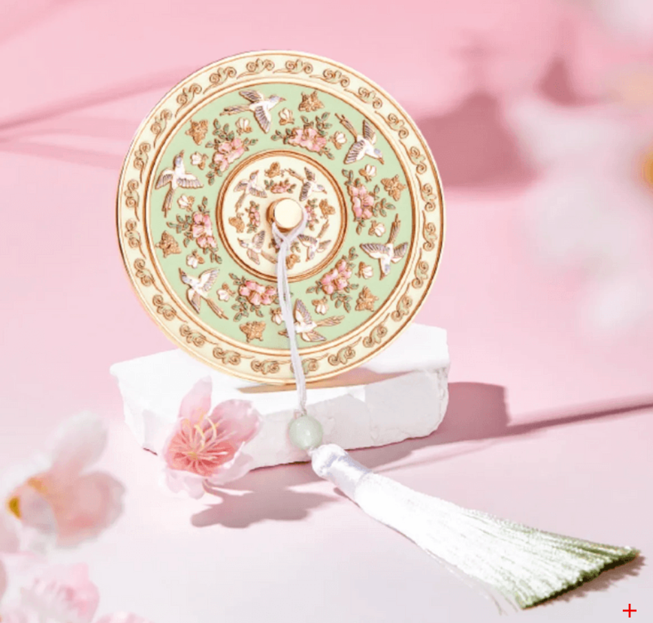 故宮文創 精緻隨身鏡子 文創禮物 送禮推薦 雀繞花枝/人面桃花