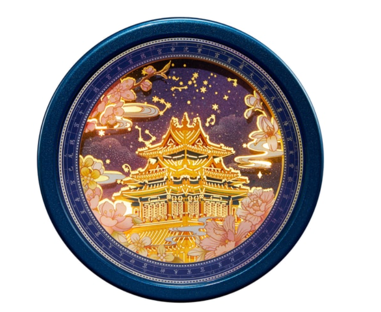 故宮文創 「角樓紙雕冰箱貼小夜燈」故宮博物館文創 3D立體光影 生日創意禮物 1個