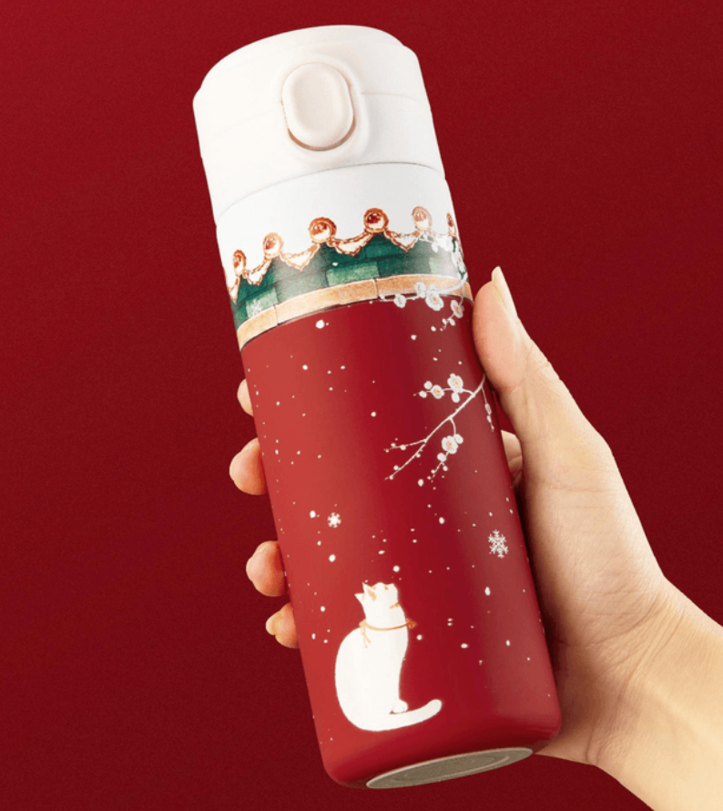 故宮文創 故宮的雪保溫杯水杯博物館文創生日禮物1個