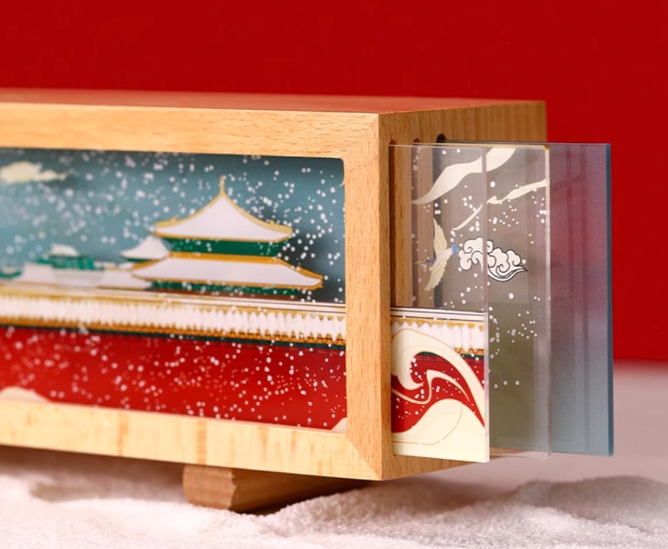 故宮小夜燈木質 拍拍燈擺飾博物館文創