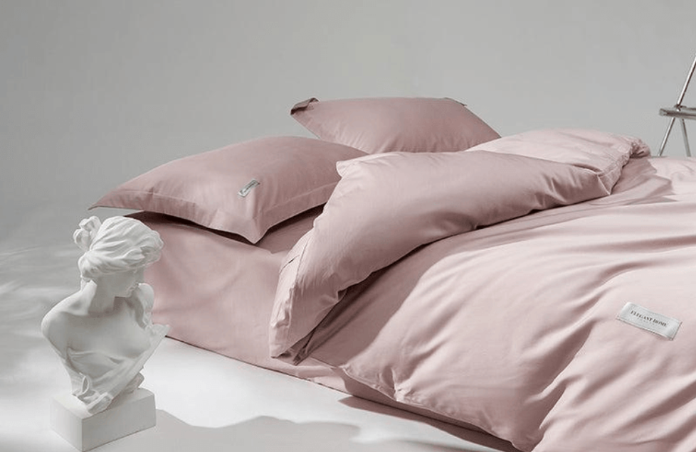 Lullabuy 溯然本真 純棉床上三件套居家床品(床單*1+被套*1+枕頭套*1) Twin Size/Double Size/ Queen Size/ King size 十種顏色可選