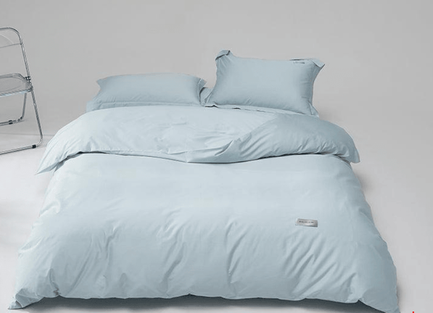 Lullabuy 溯然本真 純棉床上三件套居家床品(床單*1+被套*1+枕頭套*1) Twin Size/Double Size/ Queen Size/ King size 十種顏色可選