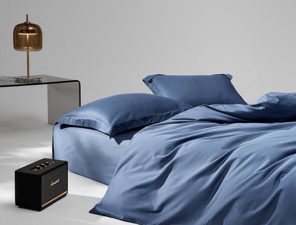 Lullabuy 溯然本真 純棉床上三件套居家床品(床單*1+被套*1+枕頭套*1) Twin Size/Double Size/ Queen Size/ King size 十種顏色可選