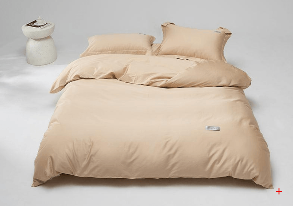 Lullabuy 溯然本真 純棉床上三件套居家床品(床單*1+被套*1+枕頭套*1) Twin Size/Double Size/ Queen Size/ King size 十種顏色可選