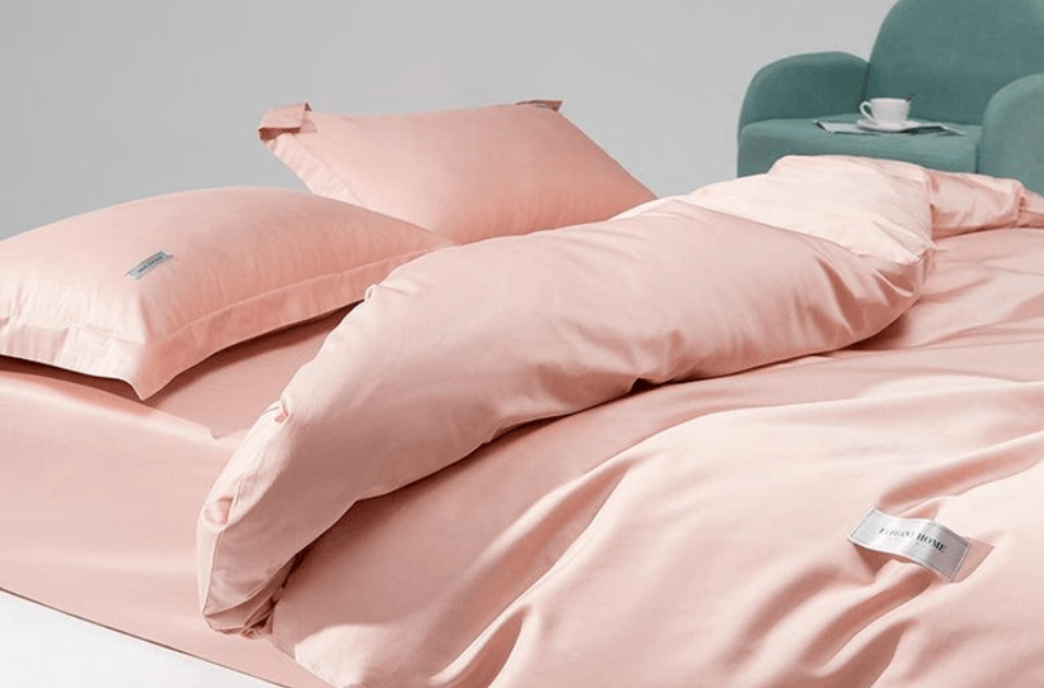 Lullabuy 溯然本真 純棉床上三件套居家床品(床單*1+被套*1+枕頭套*1) Twin Size/Double Size/ Queen Size/ King size 十種顏色可選