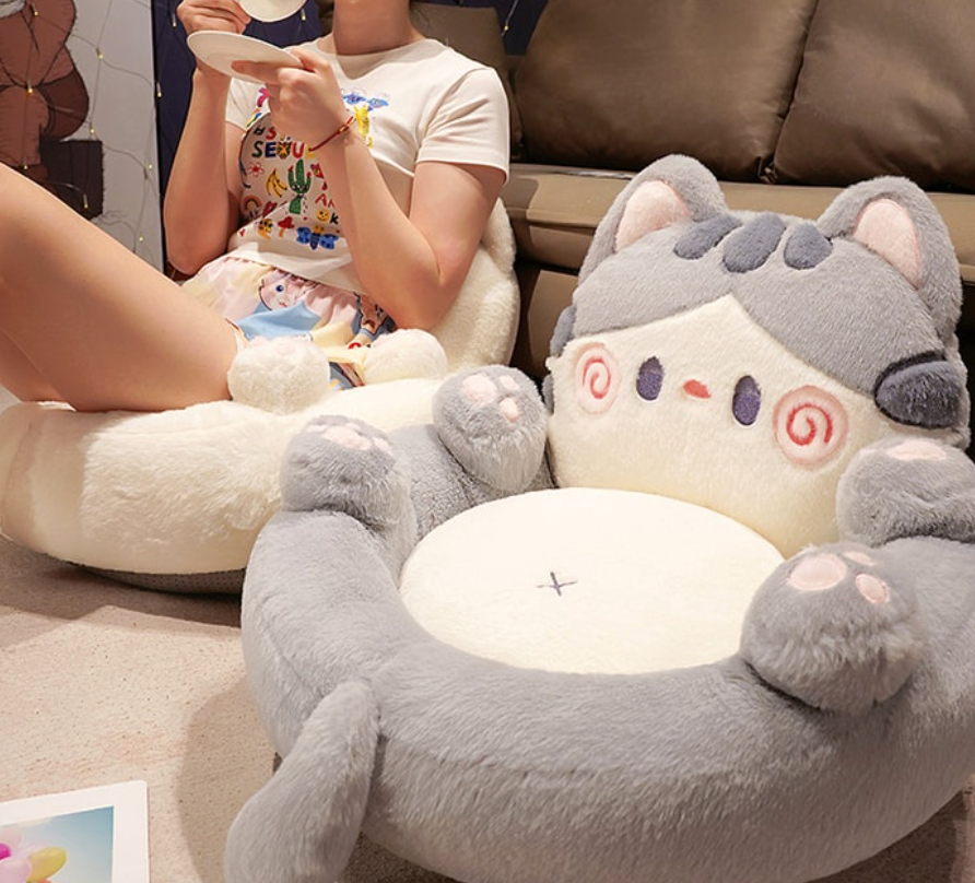 FOXTAIL 榻榻米坐墊靠背 蒲團 一體坐凳 懶人 地板 客廳 飄窗墊 陽台墊子