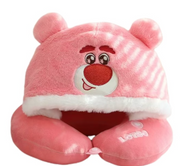 FOXTAIL 護頸枕便攜連帽頸枕 辦公室午睡枕頭卡通U型枕