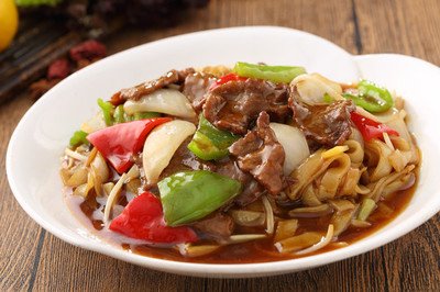 豉椒牛肉炒河粉/面