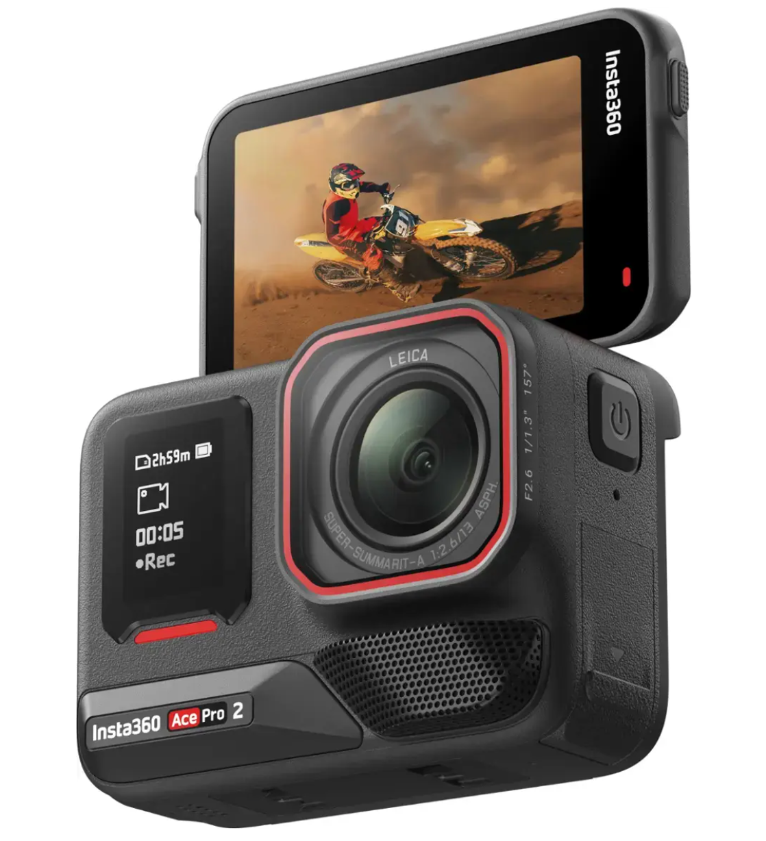 Insta360 - ACE PRO 2 Waterproof Action Camera with Dual Battery - 多場景應用防水運動相機