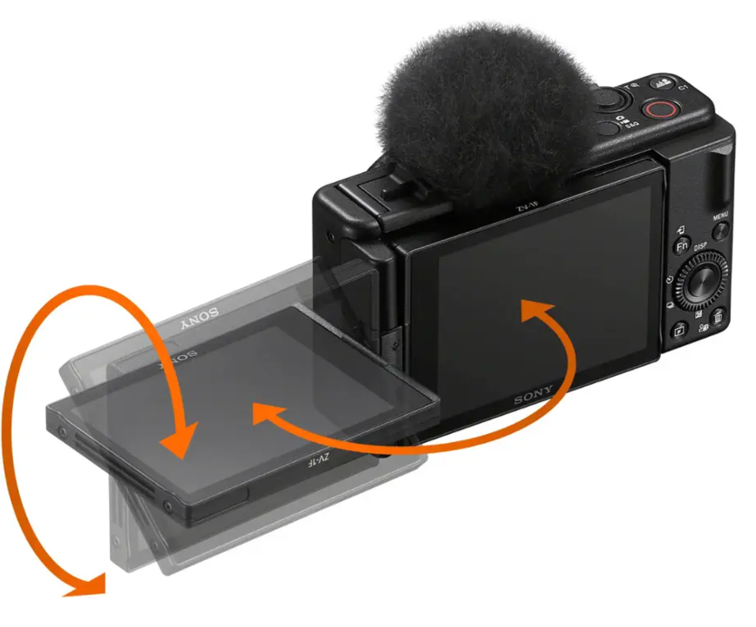 Sony - ZV-1F 影片部落格相機（內容創作者和部落客專用）- 黑色