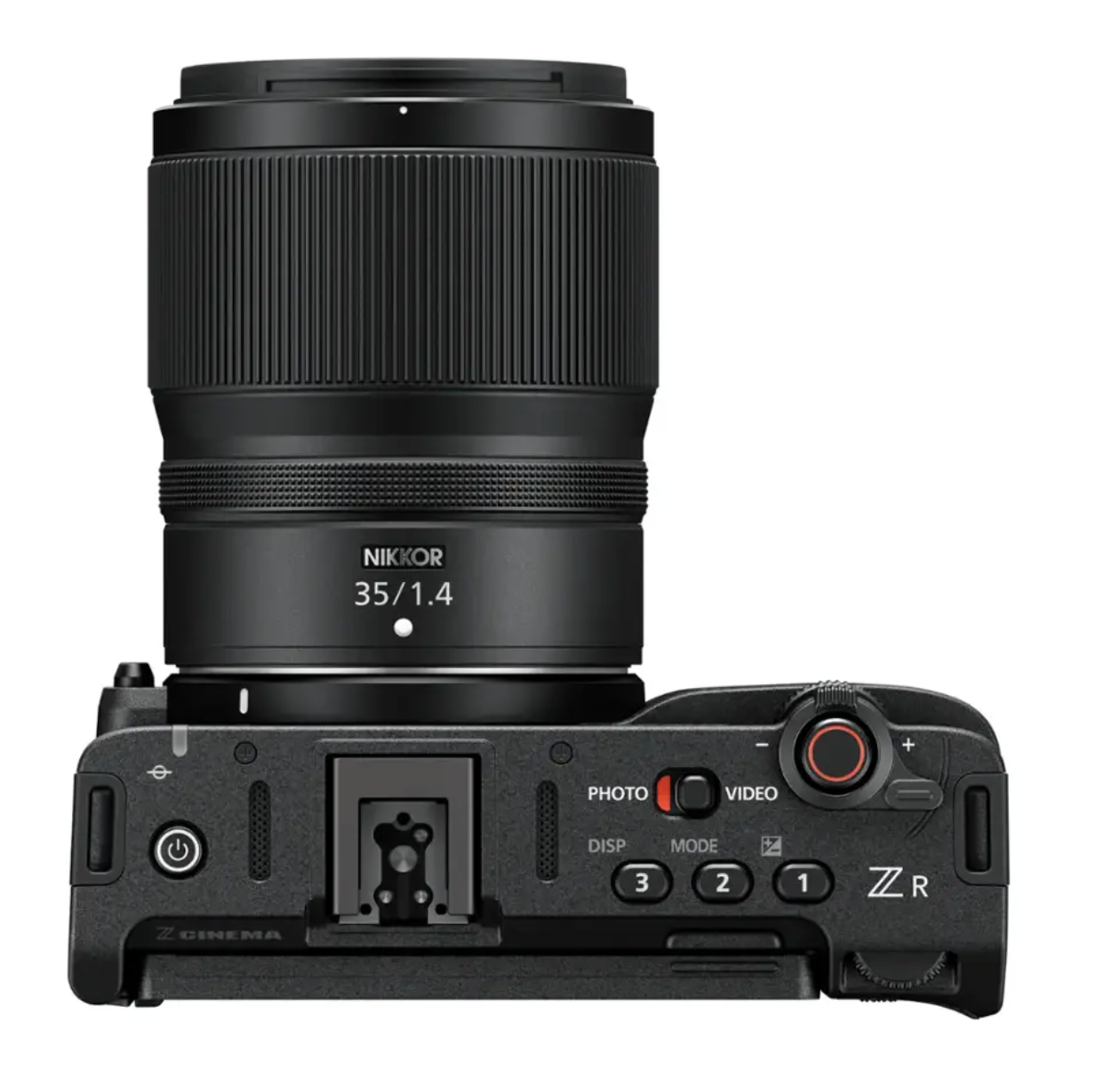 尼康ZR全片幅無反光式電影攝影機套裝，包含35mm廣角鏡頭（Z卡口），黑色