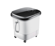 MASAG A35豪華自動款多功能按摩足浴桶 玻璃觸摸式液晶面板 加深設計 三種電動按摩頭滾輪/玉米棒/針灸洗腳桶 紅外線燈帶氧氣泡泡 足部水療和放鬆保養泡腳桶