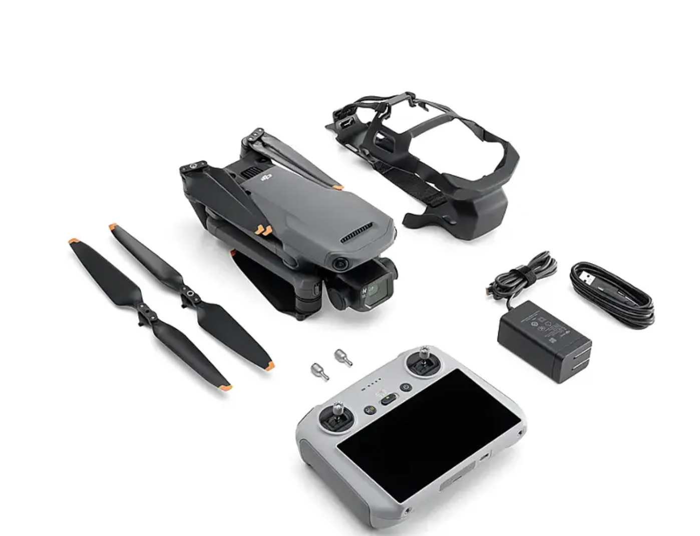 DJI - Geek Squad認證翻新款Mavic 3 Classic無人機及內建螢幕遙控器套裝（灰色）