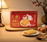 香港EULONG元朗 蛋捲王 原味 罐裝 454g