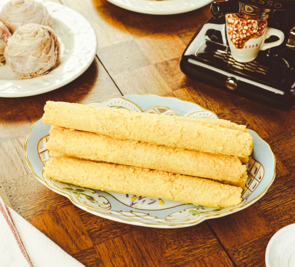 香港EULONG元朗 蛋捲王 原味 罐裝 454g